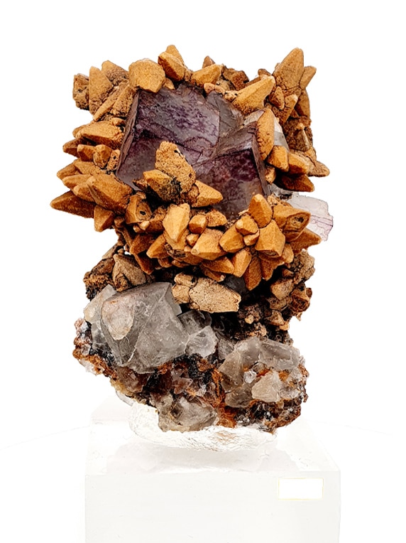 Fluorite avec Calcite