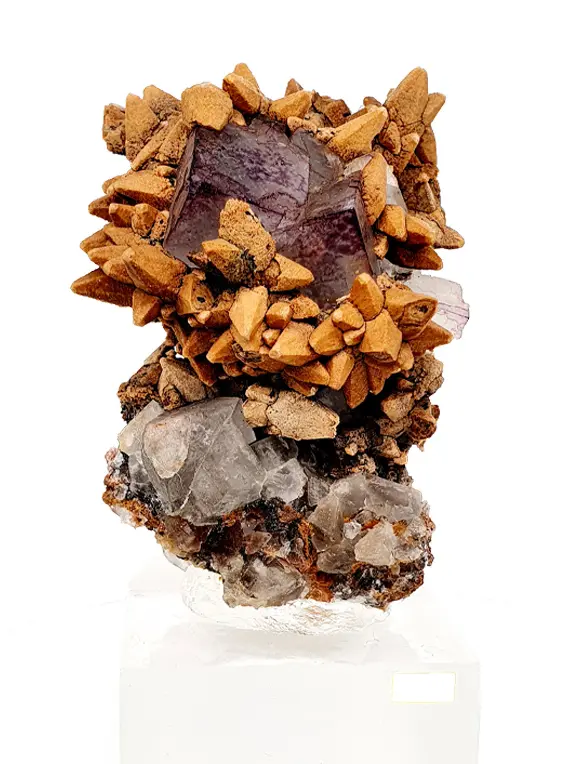 Fluorite avec Calcite