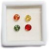 Saphir de couleur:4pc