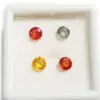 Saphir de couleur:4pc