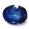 Saphir (bleu) Provenance Kanchanaburi, Thaïlande