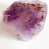 AMETHYSTE cristobalite & GOETHITE