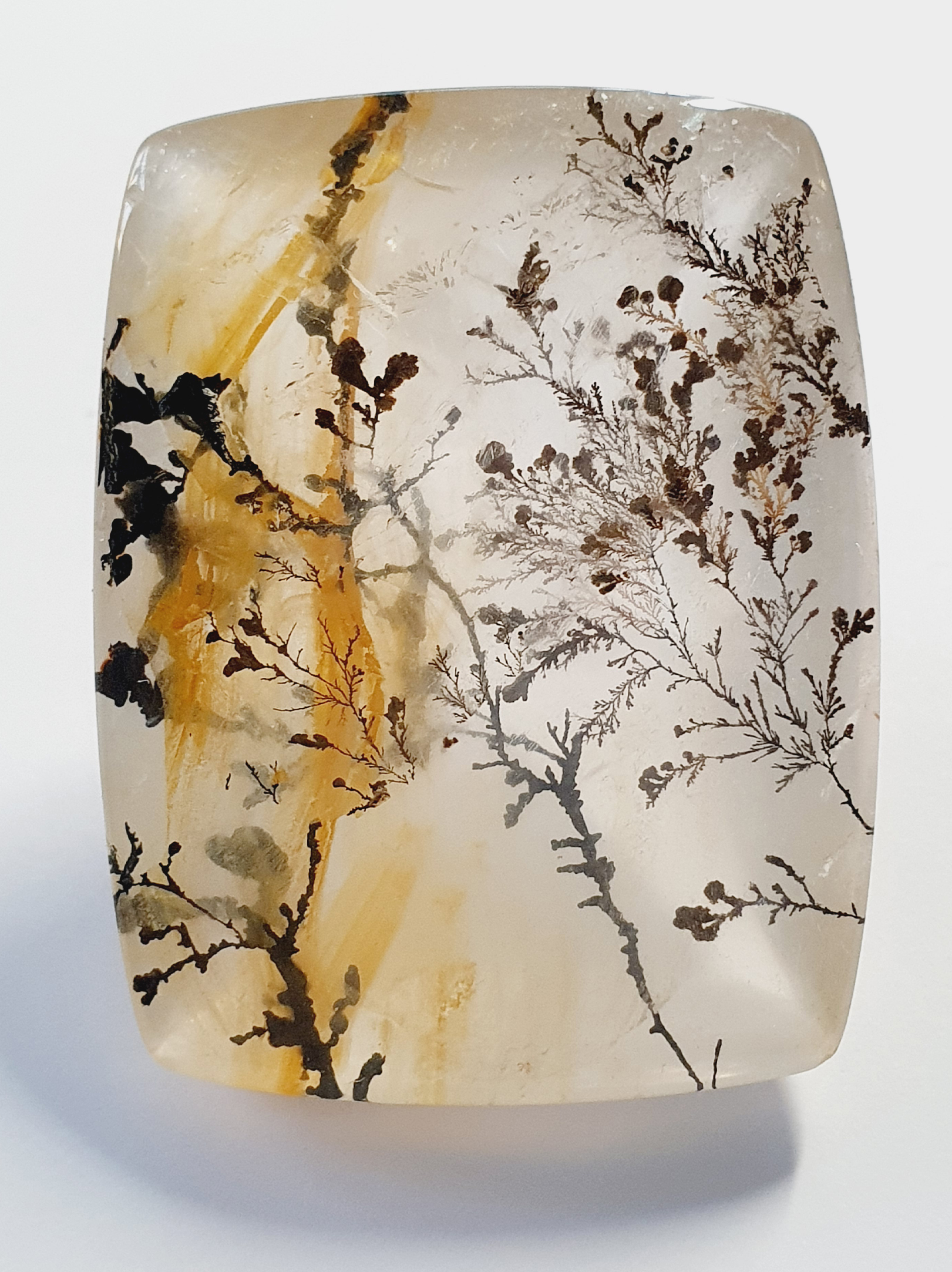 Quartz Dendritique et oxyde de fer