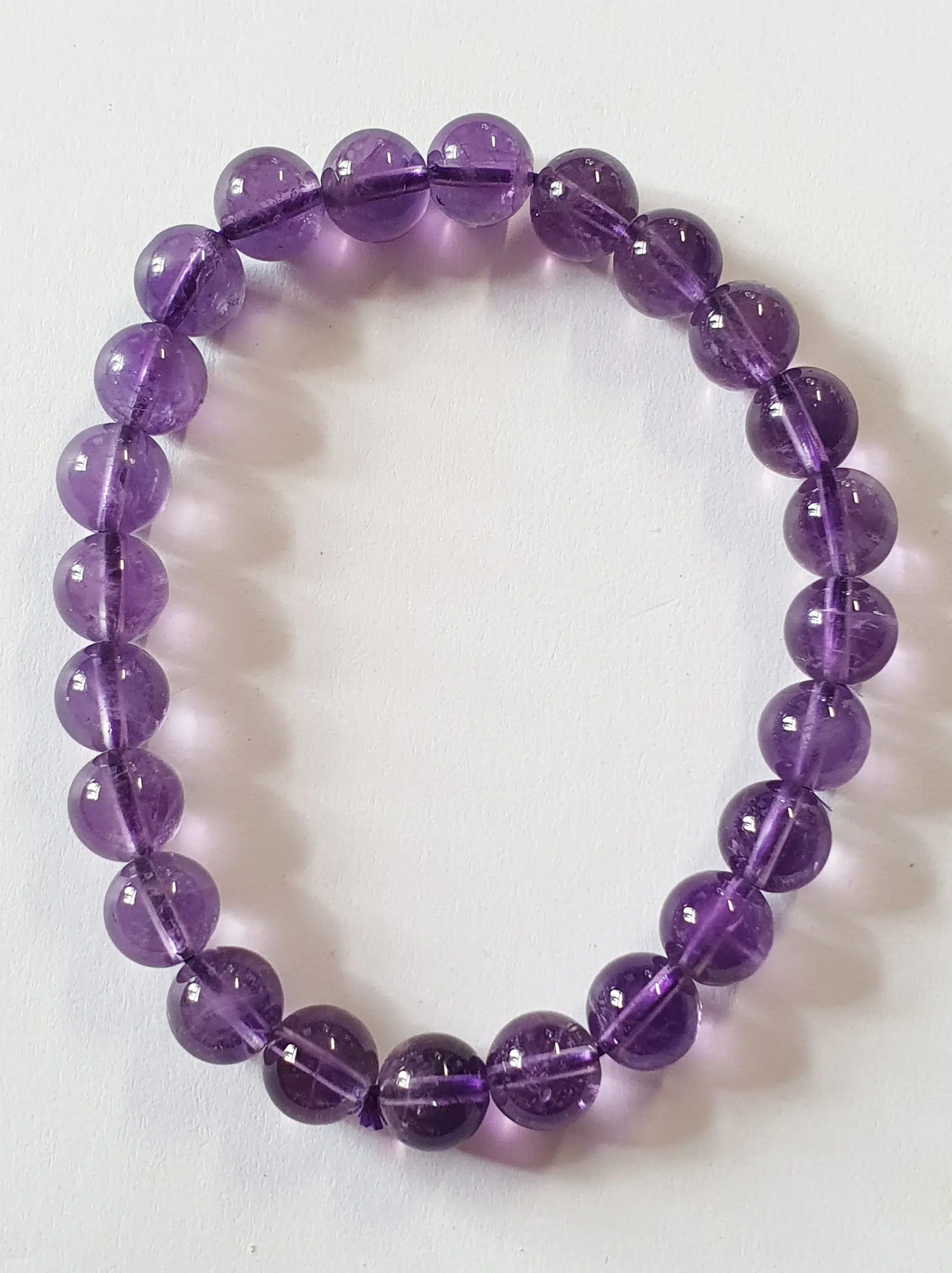 Amethyst A R8mm Bracelet