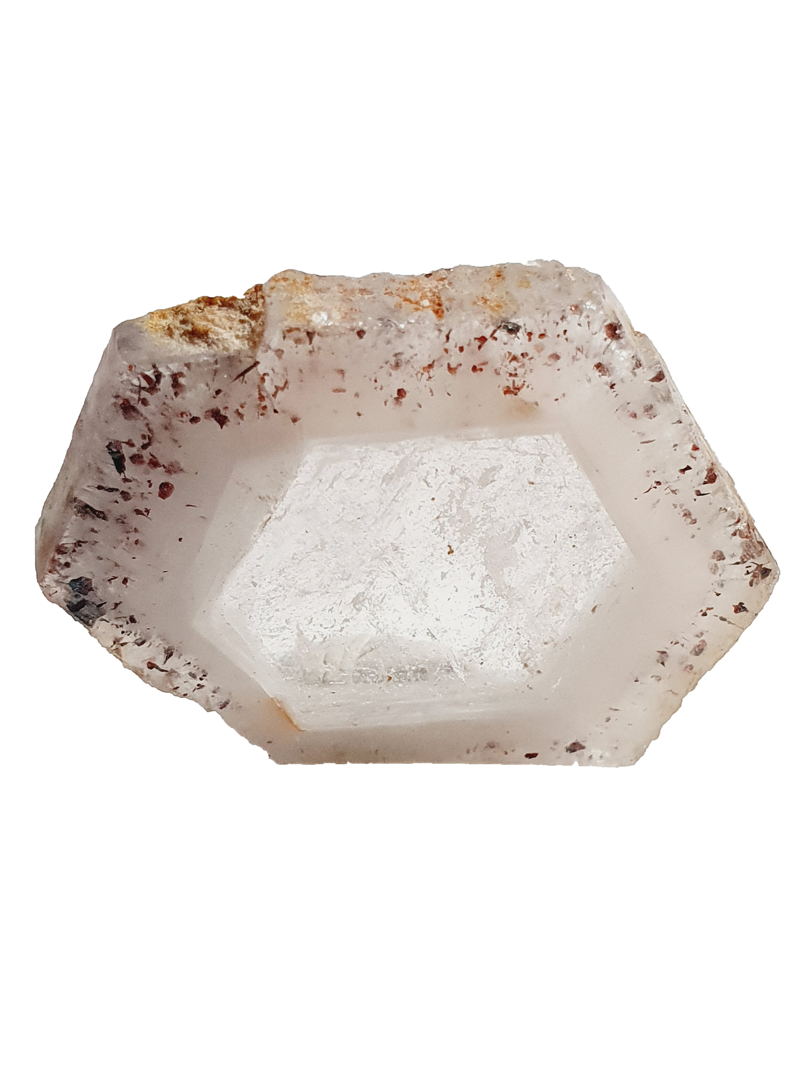 TRANCHE QUARTZ à hématite