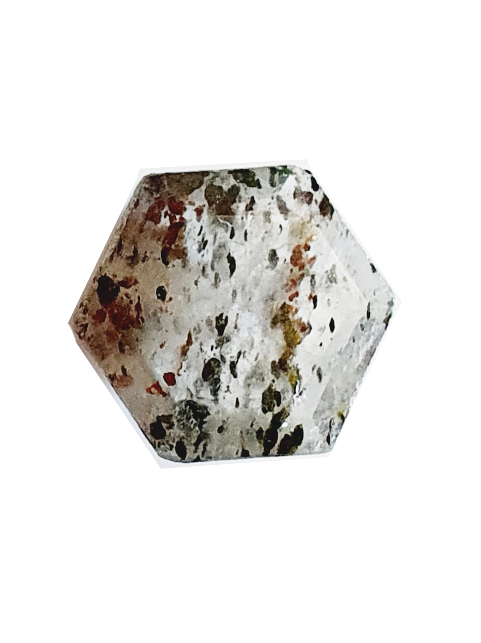 Quartz à Amphibole & Diopside10x12MM