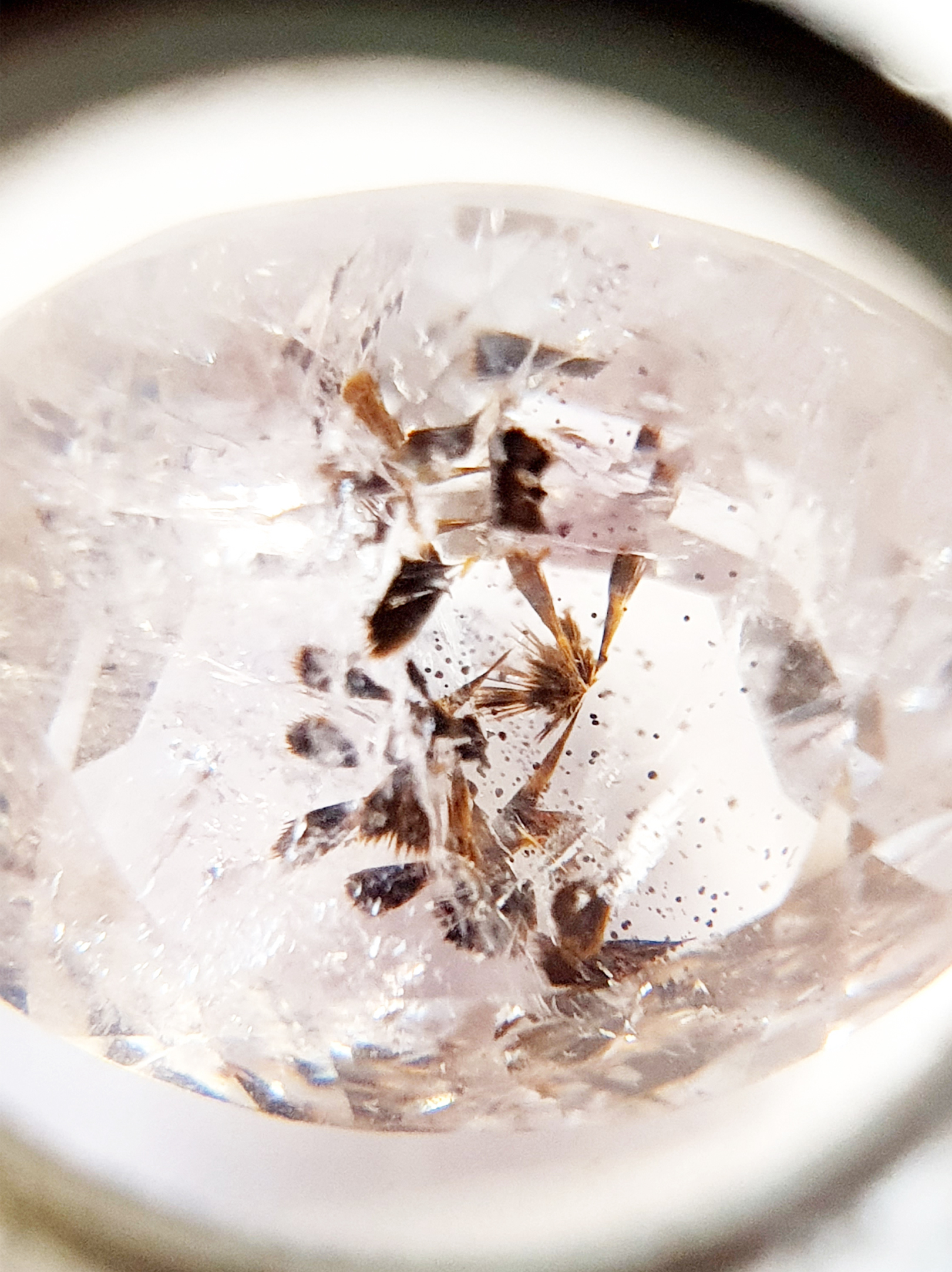 Quartz à Goethite