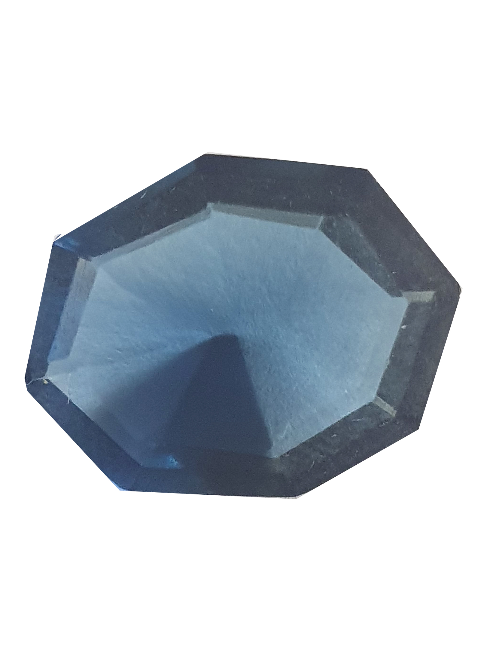 verre bleu imitation