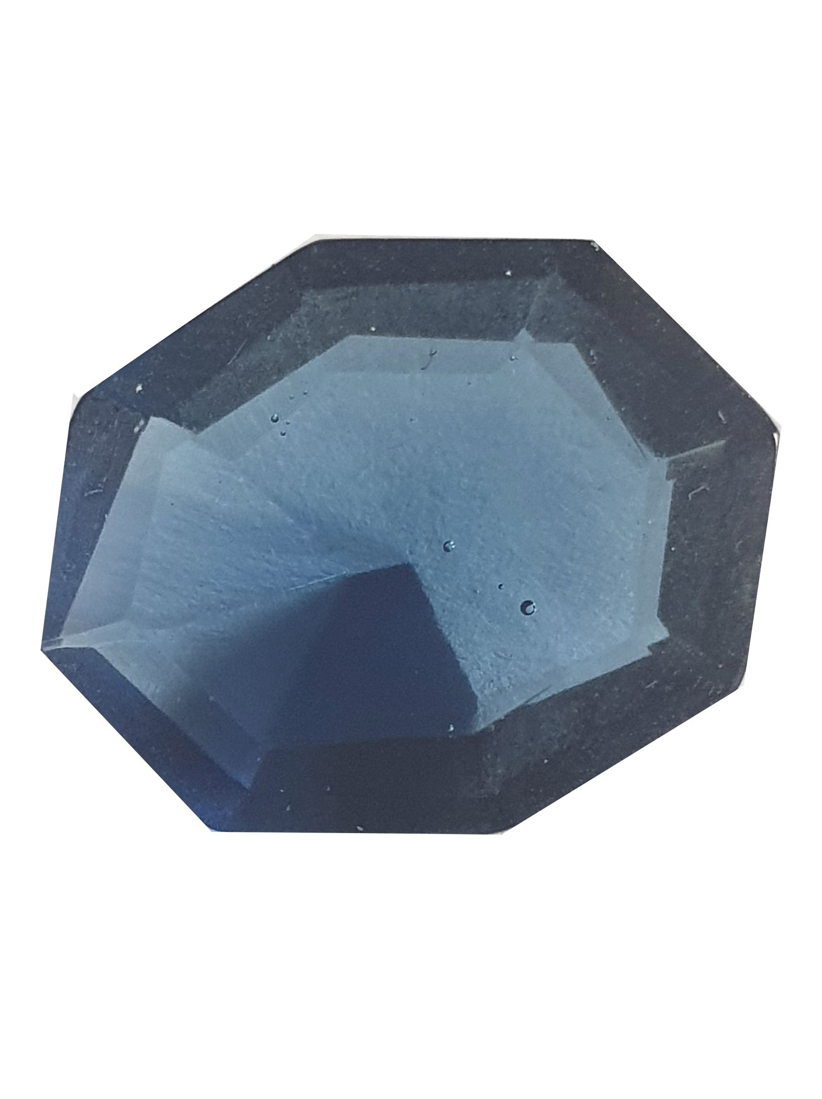 verre bleu imitation