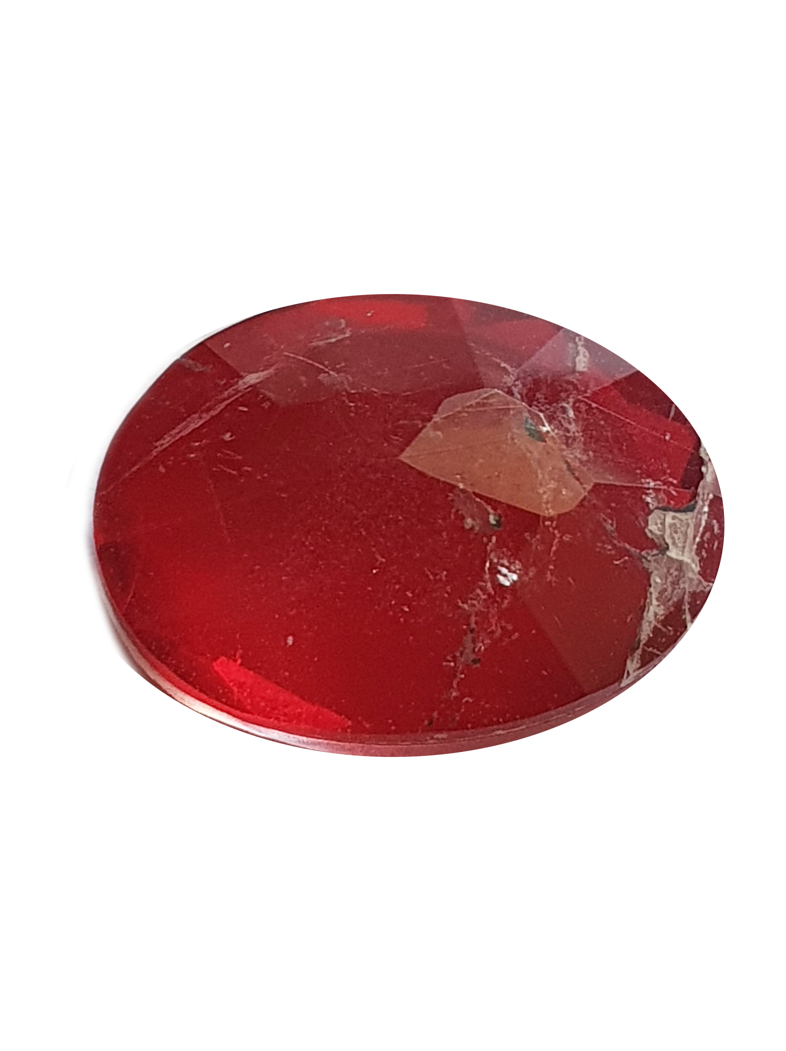 doublet verre/quartz rouge