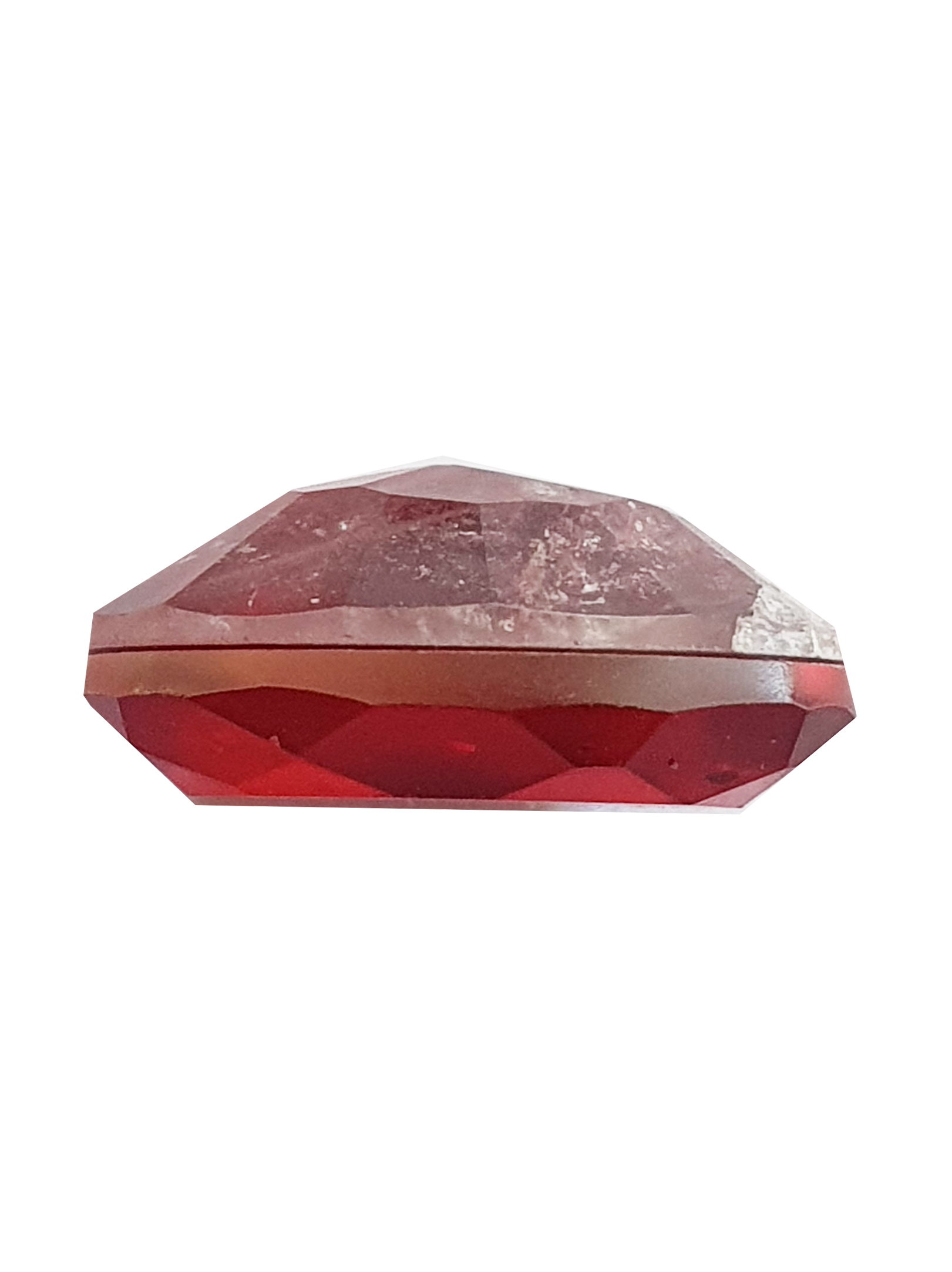 doublet verre/quartz rouge