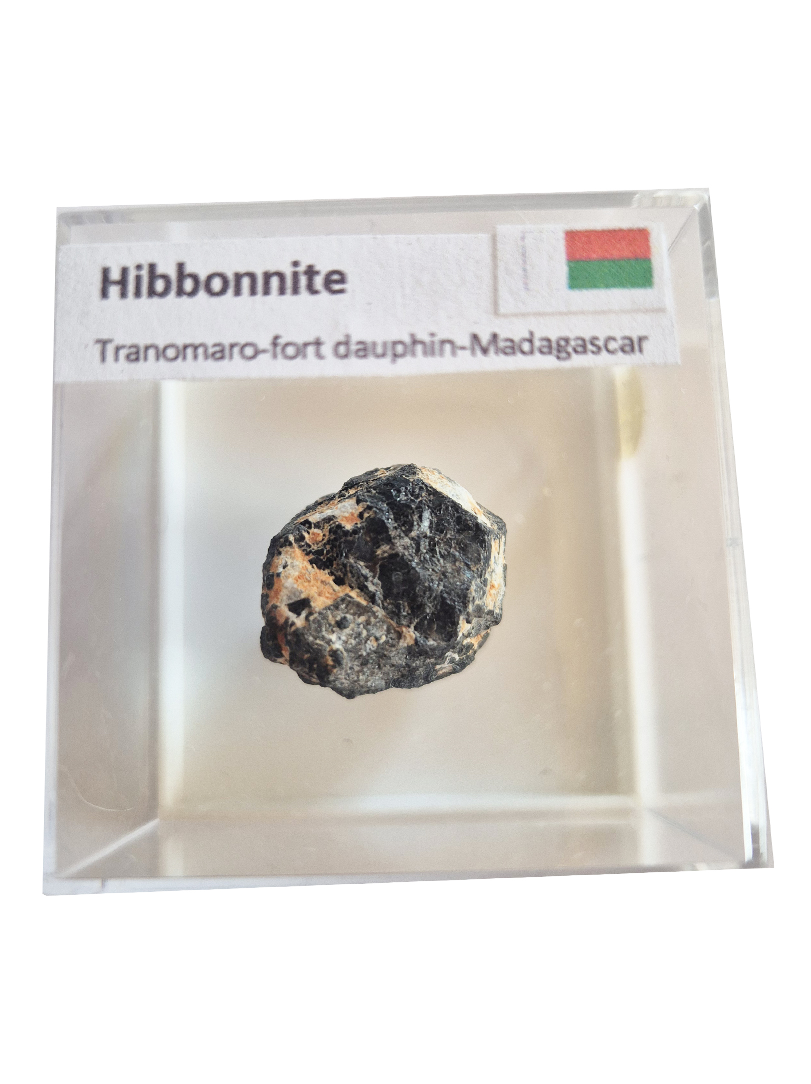 hibbonite cristal de madagascar, rare