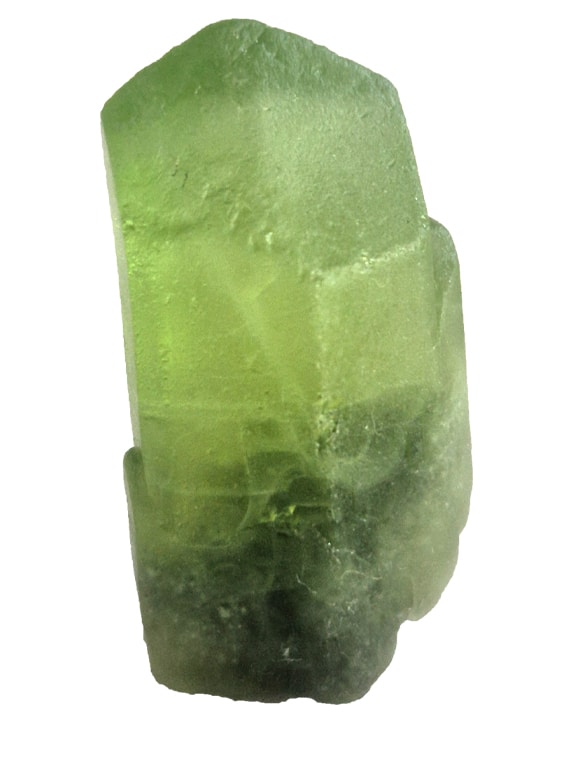 Le cristal de péridot du Pakistan pour les collectionneurs de minéraux isolés