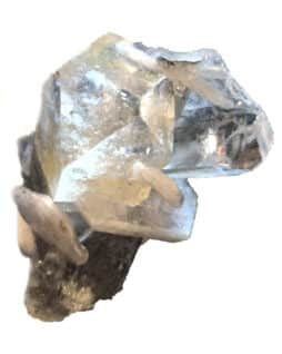 Apophyllite avec calcédoine,manganèse et stilbite: Inde