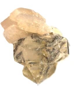 Apophyllite avec calcédoine,manganèse et stilbite: Inde